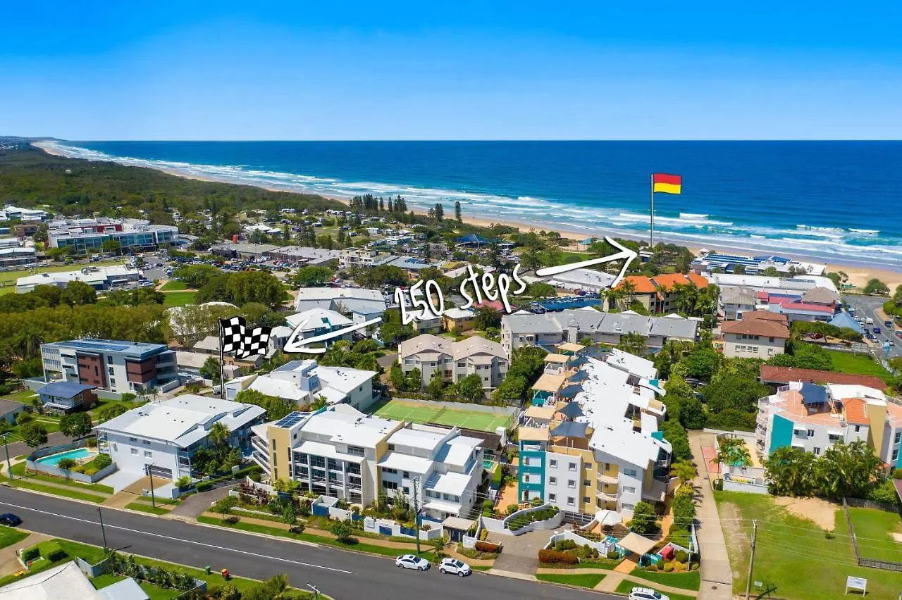 公寓 2Br Coolum Beach ★Rooftop Terrace★Spa★Tennis★Pool Sunshine Coast